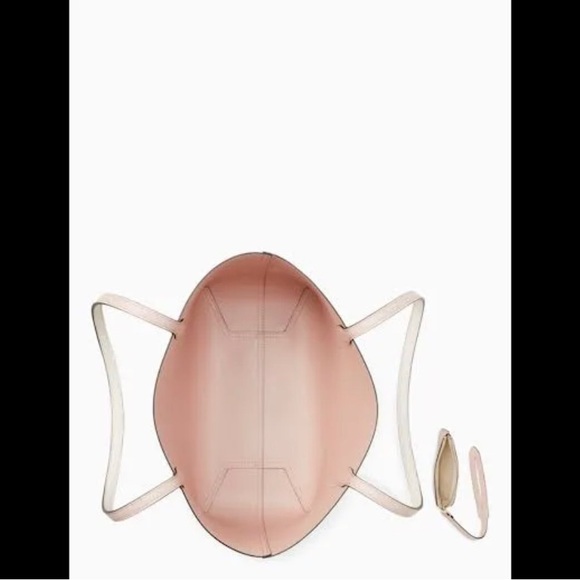 NEW Kate Spade Reversible Ava Tote - white / pink - Picture 4 of 4